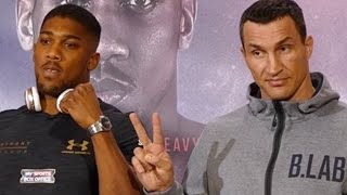 ANTHONY JOSHUA VS. WLADIMIR KLITSCHKO FULL OFFICIAL FINAL PRESS CONFERENCE