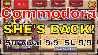 Castle Clash Commodora Returns! Sacred Light 9 Survival 9