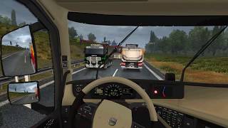 Трудный рейс duisburg - calais в euro truck simulator 2(ets2 mp) #2