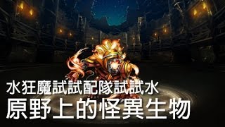 神魔之塔 - 水狂魔試試配隊試試水『原野上的怪異生物。火 超級』
