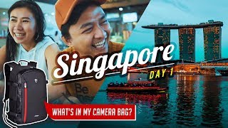 WHAT'S IN MY CAMERA BAG??? - SINGAPORE DAY 1