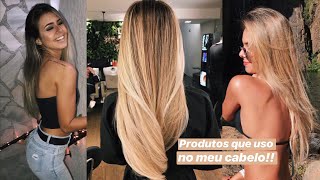 PRODUTOS QUE USO NO MEU CABELO LOIRO