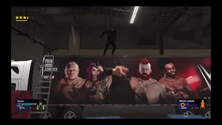 WWE 2K19 Venom VS Brock Lesnar Backstage Brawl
