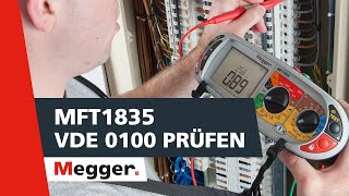 Megger MFT1835 VDE 0100 prüfen -kurz- | DIN VDE Prüfung