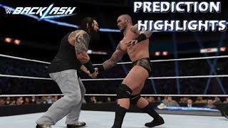 WWE 2K16 Randy Orton vs Bray Wyatt | Backlash 2016 - Prediciton Highlights