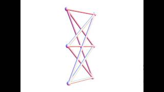 A geometrical proof of the embedding of a non-planar bipartite graph in 3-space without crossings