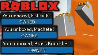 OPENING ALL THE NEW KNIVES IN ARSENAL (ROBLOX)