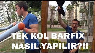 TEK KOL BARFİX NASIL ÇEKİLİR??! Bicepslere ÖLÜM!!