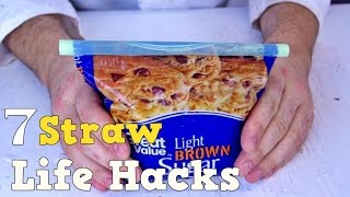 7 Drinking Straw Life Hacks