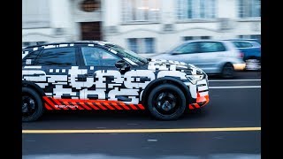 Der Audi e-tron Prototyp auf Tour durch Genf