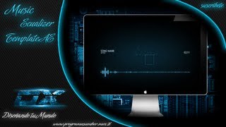 Plantilla Visualizador de Musica AE //  Music Equalizer
