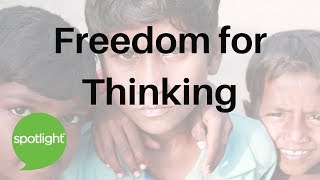 "Freedom for Thinking" - practice English with Spotlight