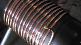 Gas Bottle Wood Stove Heat Exchanger