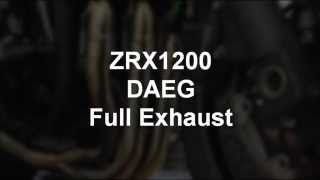【PMC】好評発売中!! ティザームービー メガホンフルエキゾースト(マフラー) 音 ZRX1200 DAEG(ダエグ)