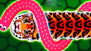 ИГРАЕМ В ВОРМАКС ИО ОХОТА НА ОГРОМНЫХ ЧЕРВЕЙ детская мульт игра Wormax io #УШАСТИК KIDS