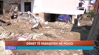DËMET NGA VËRSHIMET TË PARAQITEN NË POLICI