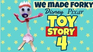 We made FORKY from TOY STORY 4 :))