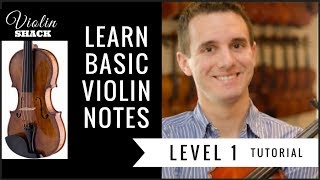 Learn Violin Notes (BASIC Notes) | VIOLIN LESSONS FOR BEGINNERS with Violin Sheet Music Tips