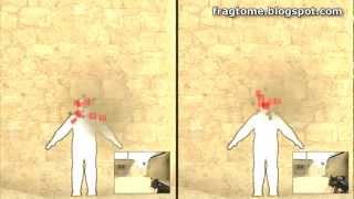 Сравнение кучности стрельбы из AK47 и M4A1 (Counter-Strike Source)
