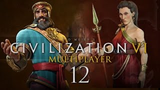 Civilization VI #12 Multiplayer with Biffa2001 - Let's Play