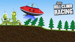 Hill Climb Racing - UFO ALIEN / НЛО / NEW VEHICLE / GamePlay