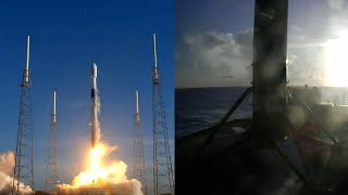 Falcon 9 launches KPLO (Danuri) and Falcon 9 first stage landing