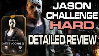 Jason Voorhees HARD Challenge Complete. SLASHER JASON vs UNSTOPPABLE Jason! (MKX Mobile)