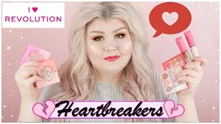 I Heart Revolution Heart Breakers Collection | Swatches + Tutorial