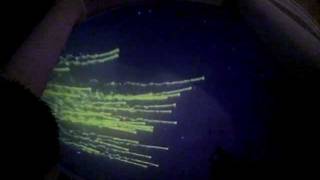This is so called "The First 3D Mapping Indoor Fireworks".