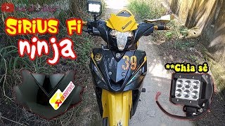 Sirius Fi kiểng nhẹ Ninja và những chia sẻ nhỏ - Xe độ đẹp