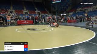 94 Lbs Rnd Of 64 Kole Johnson Utah Vs Codie Cuerbo Ohio
