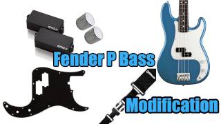 Fender P Bass Modification (EMG PX Demo)