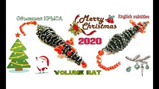 СИМВОЛ 2020 ГОДА / ОБЪЕМНАЯ КРЫСА из БИСЕРА МАСТЕР КЛАСС/КРЫСА СВОИМИ РУКАМИ/ VOLUME RAT from BEADS