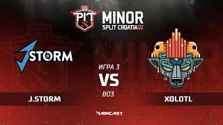 J.Storm vs Xolotl (карта 3), Dota PIT Minor 2019, Закрытые квалификации | Сев. Америка