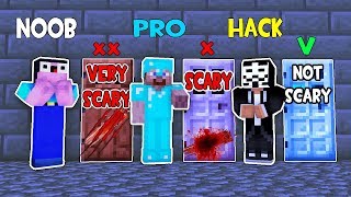 Minecraft - NOOB vs PRO vs HACKER : WHICH SCARY DOOR to CHOOSE NOOB and PRO and HACKER?
