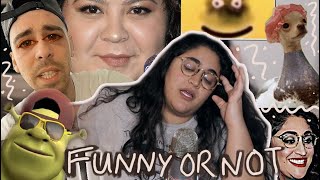 reacting to things my followers sent me and deciding if they are funny or not