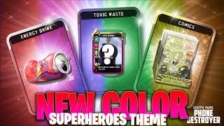 NEW THEME COLOR REVEALED! SUPERHEROS (South Park Phone Destroyer)