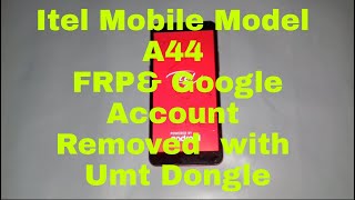 Itel mobile Model A44 How to Removed Google Account  frp unlock 100% Solutions