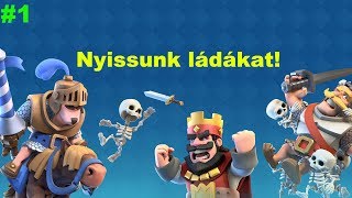 Nyissunk ládákat!! #1 - Clash Royale Magyarul