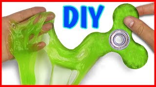 DIY СПИННЕР ИЗ ЛИЗУНА Он РАБОТАЕТ КАК СДЕЛАТЬ СЛАЙМ СПИННЕР ЛЕГКО ИГРУШКА АНТИСТРЕСС СВОИМИ РУКАМИ