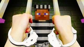 REALISTIC MINECRAFT - STEVE GOES TO JAIL! ?