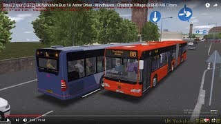 Omsi 2 tour (1372) UK Yorkshire Bus 1A Aston Drive - Windhaven - Charlotte Village @ RHD MB Citaro