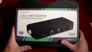 RavPower 12000mAh Portable Car Jump Starter Power Bank USB+LED Light
