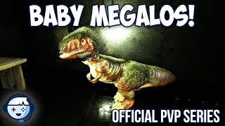 Megalosaurus Baby and Base Update | Official PVP Tribe Life Series | ARK: Survival Evolved | Ep24