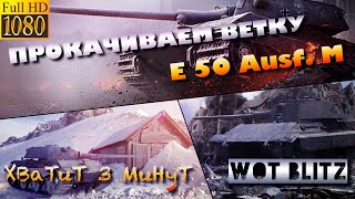 ?WoT Blitz | ПРОКАЧИВАЕМ ВЕТКУ Е 50 М |?ЧАСТЬ 1 Panther?