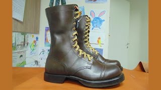 Making Corcoran Military Jump boots - Пошив американских прыжковых ботинок