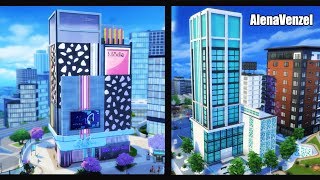 THE SIMS 4 | КАК ПОСТРОИТЬ НЕБОСКРЁБ| NO CC | House Building