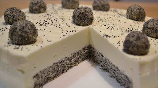 Маковый Торт со Сметанным Суфле |  Простой рецепт |   Poppy seed Cake with Sour cream Souffle