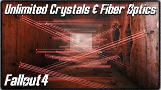 Fallout 4 - Unlimited "Crystals & Fiber Optics" Location! Easy Way to Upgrade Weapons & Armor!