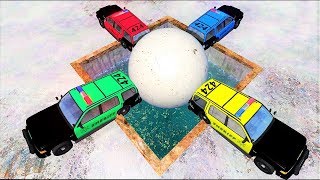 Полицейские учения и Эксперимент| Видео для мальчиков Мультик Игра про машинки